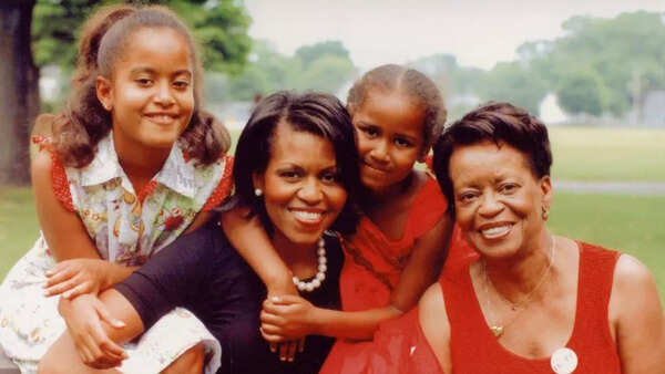 michelle with mom and daughters