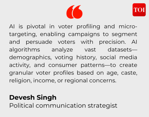 Expert's view on AI's role in Indian politics Expert's view on AI's role in Indian politics