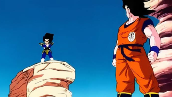 Goku vs. Vegeta – First battle (Saiyan Saga) (Credits: Reddit)