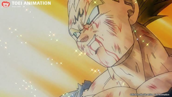 Vegeta’s sacrifice against Majin Buu (Credits: Crunchyroll)