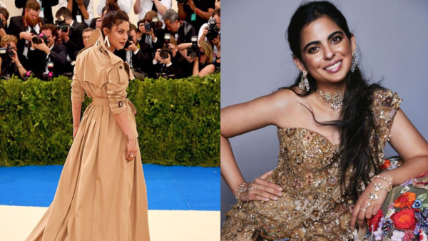 Priyanka Chopra and Isha Ambani at the MET Gala