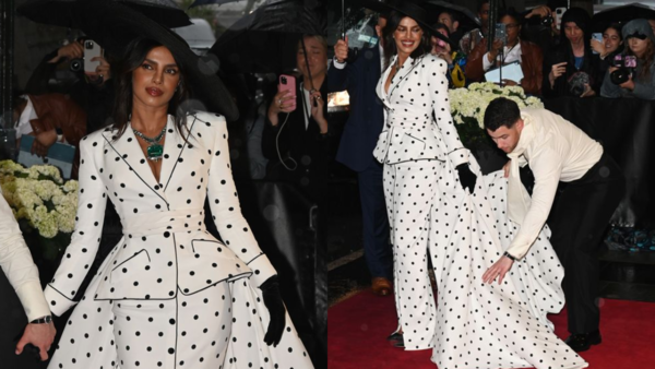 Priyanka Chopra and Nick Jonas at Met Gala 2025