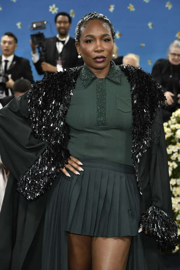 Venus Williams attends The Metropolitan Museum of Art's Costume Institute benefit gala celebrating the opening of the "Superfine: Tailoring Black Style" exhibition on Monday, May 5, 2025, in New York. (AP) PHOTO COLLECTION: MET Museum Costume Institute Benefit Gala