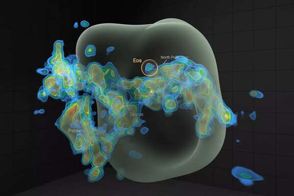 A Massive, Glow-in-the-Dark Cloud Lurking in Our Cosmic Backyard