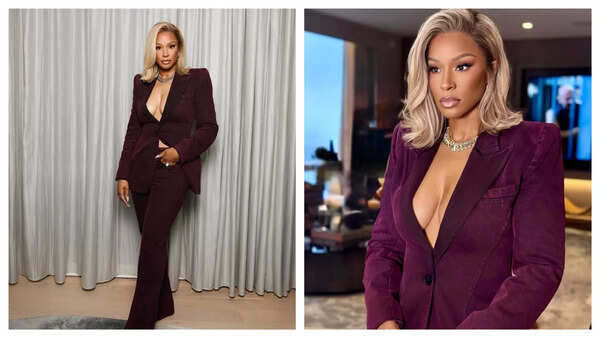 Savannah's pre-Met Gala look featuring an Alexander McQueen suit also received praises from LeBron. Source: Instagram Savannah James
