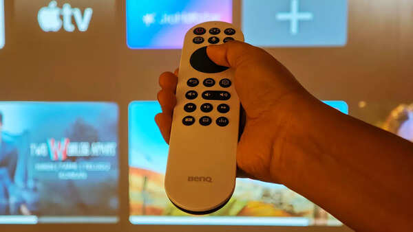 The remote has quite some buttons for a projector