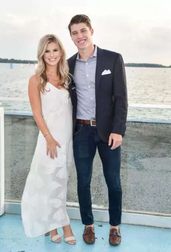 Mitch Marner and Stephanie LaChance