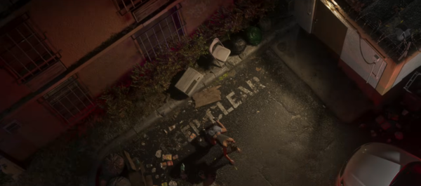 In this scene, Lucia lands very smoothly and fluidly in Trailer 2 of GTA 6 (Image via Rockstar) lucia landing on the ground scene in gta 6