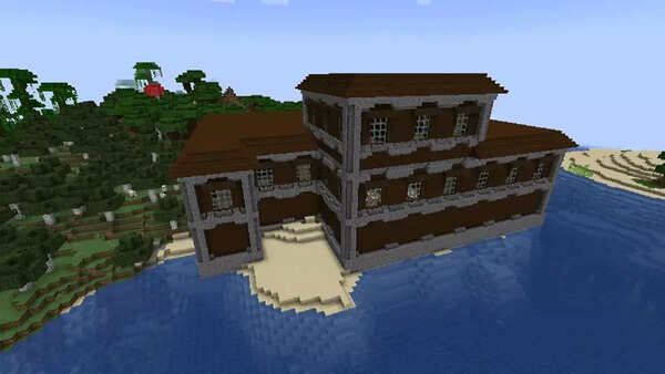Woodland mansions in Minecraft.