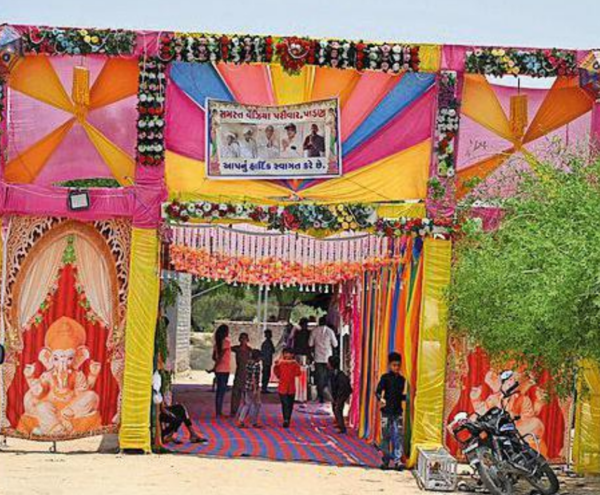 Residents of Golap Nesda, Meghpura, Padan and Jaloya villages in Banaskantha district are foregoing traditional wedding celebrations, conducting ceremonies without lights, large gatherings, music or nighttime festivities Residents of Golap Nesda, Meghpura, Padan and Jaloya villages in Banaskantha district are foregoing traditional wedding celebrations, conducting ceremonies without lights, large gatherings, music or nighttime festivities
