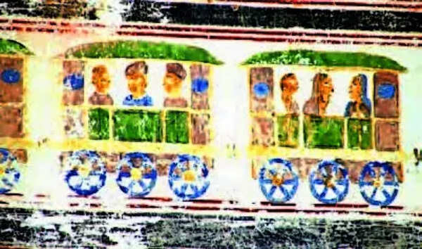 Wall paintings, Gajera