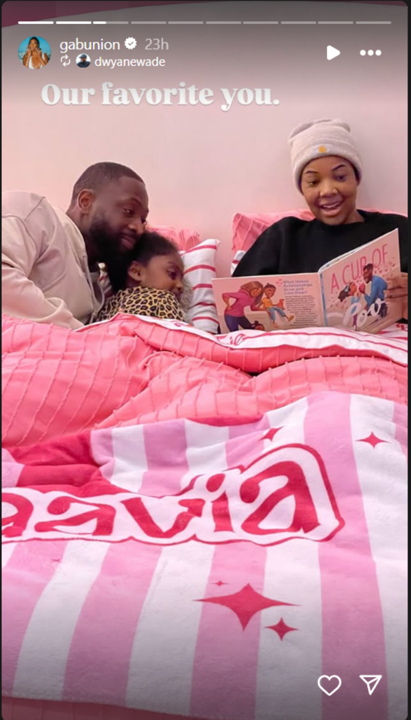Image via Dwyane Wade/Instagram Dwyane Wade