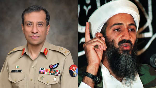 Lieutenant General Ahmed Sharif Chaudhry and Osama Bin Laden