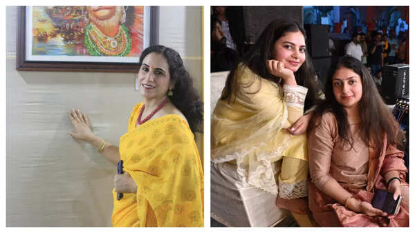 (L) Ruchika (R) Shreya and Sumedha