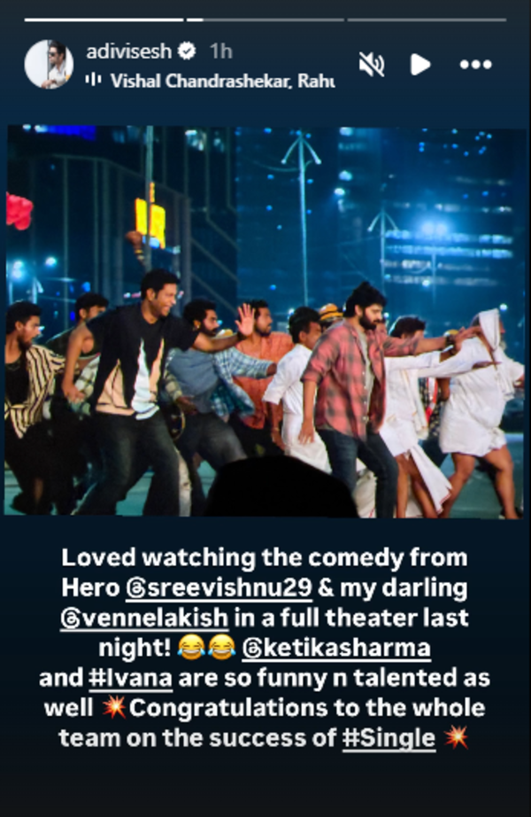 Adivi Sesh IG story