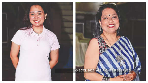 (L) Ritisha Mukherjee (R) Rupa Mukherjee