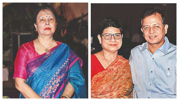 (L) Enakshi Sinha (R) Leena Johri and Partha Sarthi Sen Sharma