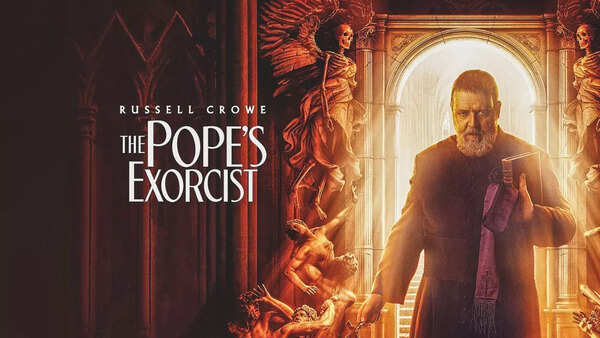 A poster of The Pope's Exorcist. The Pope's Exorcist
