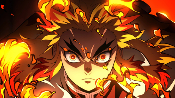 A Fiery Mentor in the Mugen Train Arc (Credits: Crunchyroll)