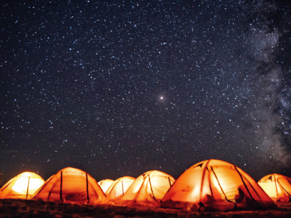 camp in spiti