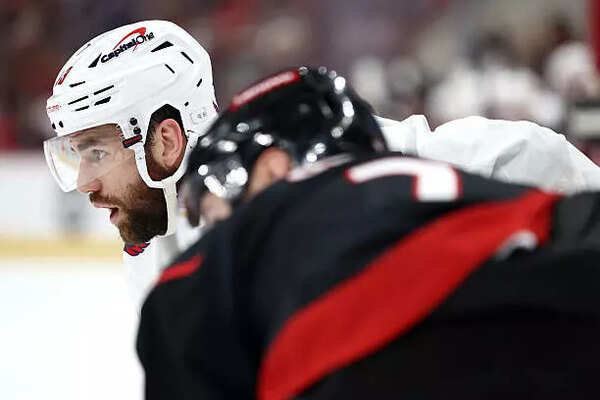 Tom Wilson #43 of the Washington Capitals