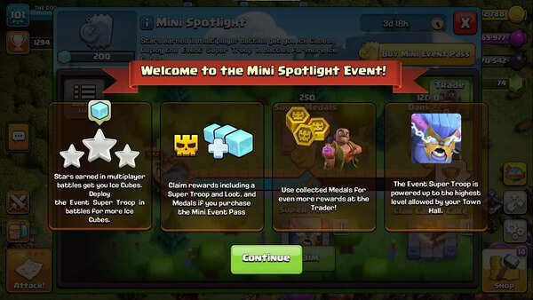 Mini Spotlight event Clash of Clans