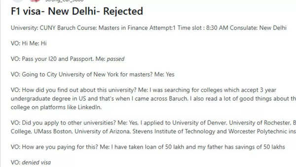 Many Reddit users replied to the applicant's post