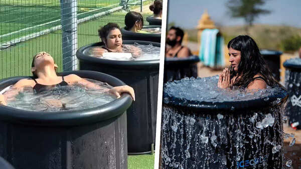 'Ice bath workshops are becoming a regular weekend ritual for many' (pics: @biotastic.in)