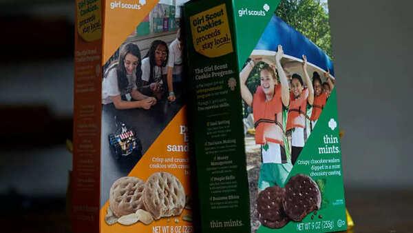 Girl Scout Cookies are popular popular for supporting young girls