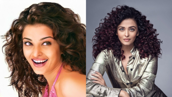 Aishwarya in curls