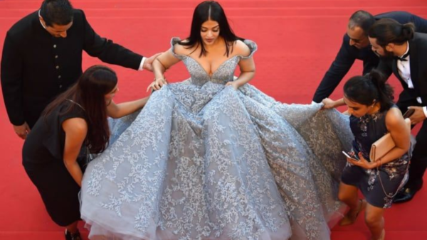 Aishwarya in Cindrella gown