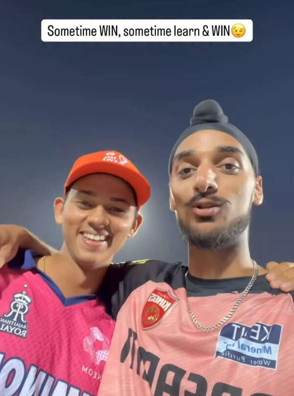 Arshdeep's social media post