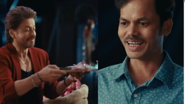 Shahrukh Khan Chopping Onion