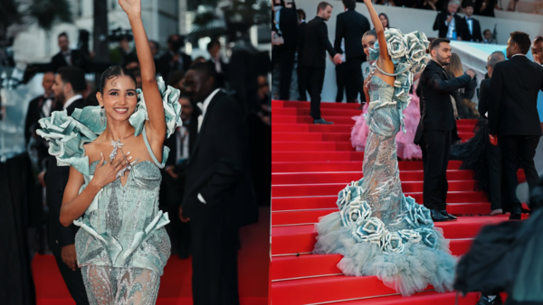 (Image Credits: Instagram) Nancy Tyagi at Cannes 2025