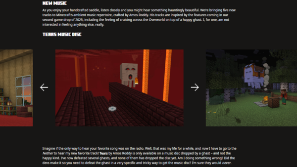 All new music disc and music tracks in Mincraft summer drop 2025