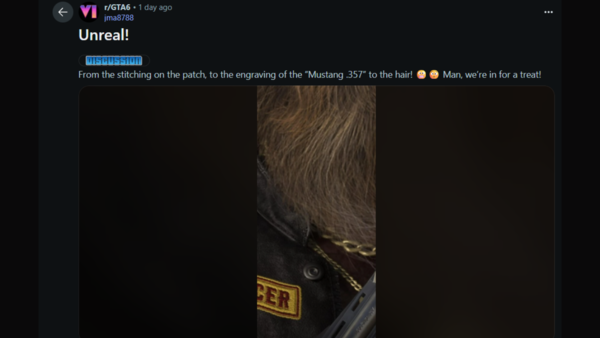 Screenshot from a Reddit Post GTA 6 's Rage 9 will kill all modern day games