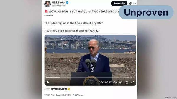 X Post by political commentator Nick Sortor