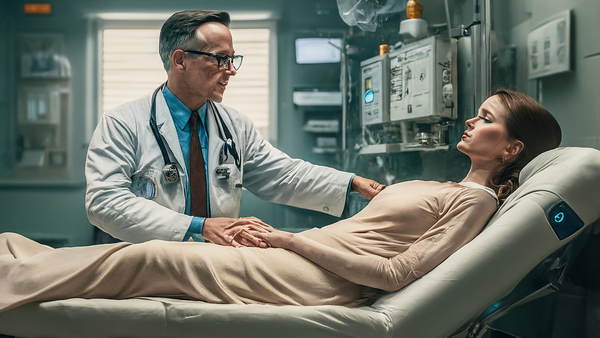Tired Patient, Doctor's Care