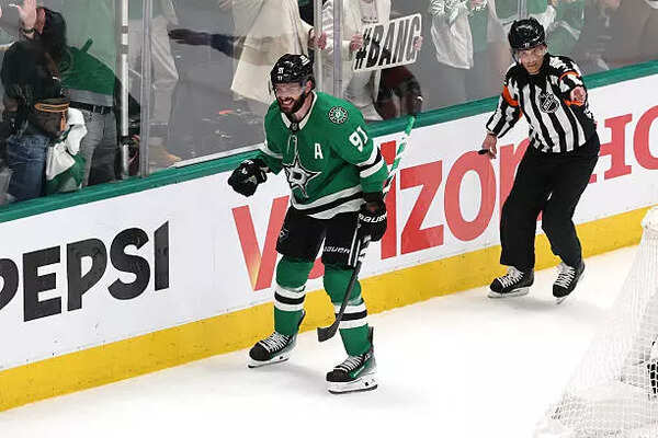 Dallas Stars during the third period in Game One of the Western Conference Final (Credit: Getty Image) Dallas Stars during the third period in Game One of the Western Conference Final