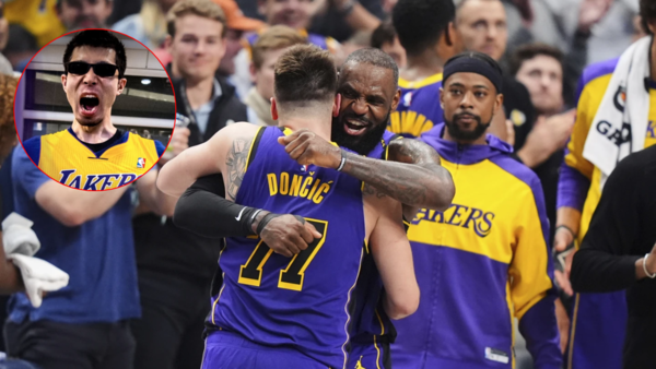LeBron James, Luka Doncic and Makoto Kokushi. Image via: LM Otero/ AP | Los Angeles Lakers/ Instagram LeBron James Luka Doncic