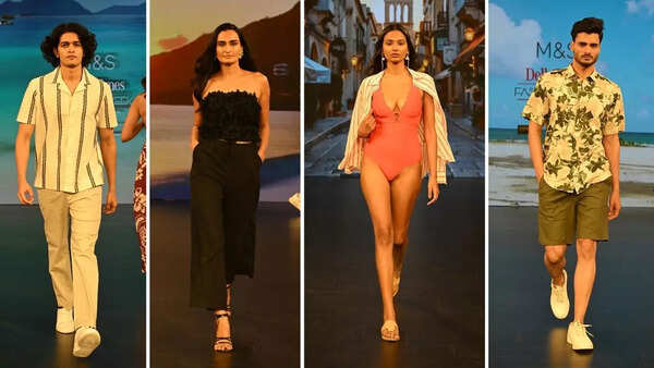 M&S showcased their summer-spring collection
