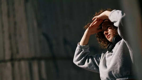 woman sunlight