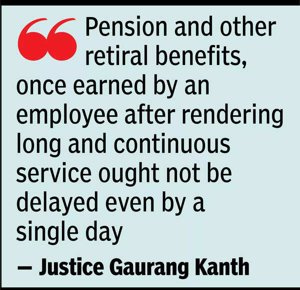 Pension not charity but legal right: HC
