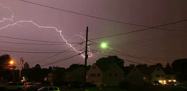 Lightning stiking