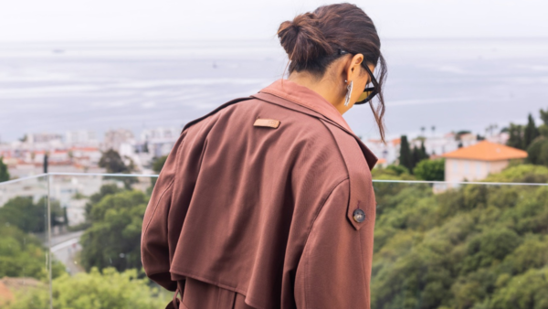 Mrunal teaches us how to dress in a statement trench coat