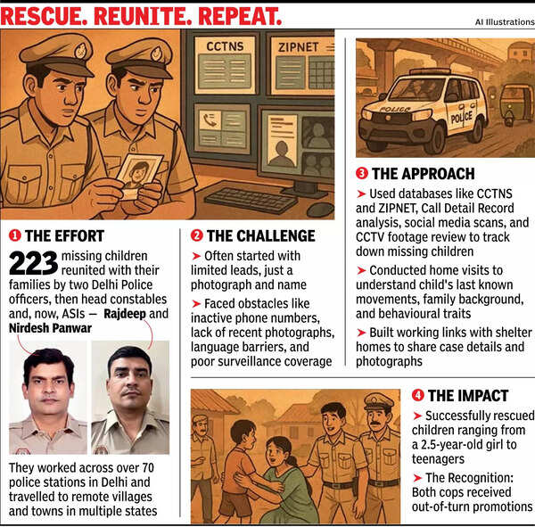 Faded Photos To Reunions: 2 Cops Track Down 223 Kids