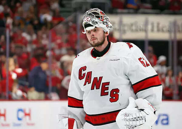 ​Pyotr Kochetkov #52 of the Carolina Hurricanes​ (Credit: Getty Image)