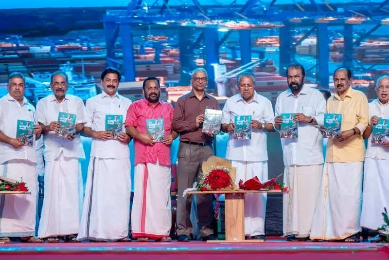 Chief Minister Pinarayi Vijayan released the progress report of the second Pinarayi government by handing it over to Kerala Chief Secretary Dr A Jayathilak, IAS