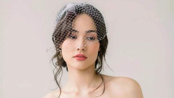 The veil whispers secrets of love