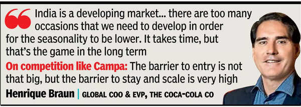 कोका -कोला योजना एक अंतहीन गर्मी है